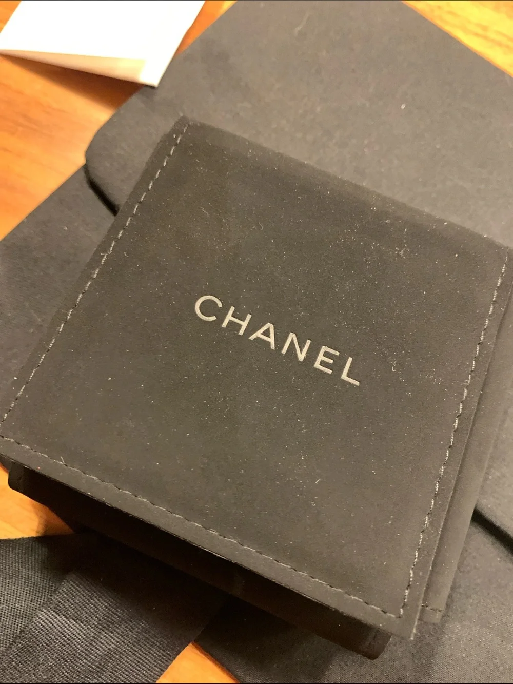 Authentic brand new Velour new thicker  Chanel pouch , must have for collectors